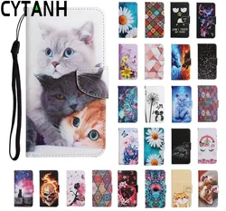 CYTANH Painted Case For Xiaomi Redmi Note 7 8 8A Pro 8T T Note8 Note8T Phone Cover Magnetic Flip Leather Coque