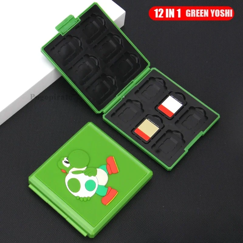 Super Mario 12-in-1-Spielkartenetui für Switch OLED, tragbare Spielkarten-Aufbewahrung, Kartenhalter-Box für NS Switch Lite, Geschenke, Neu
