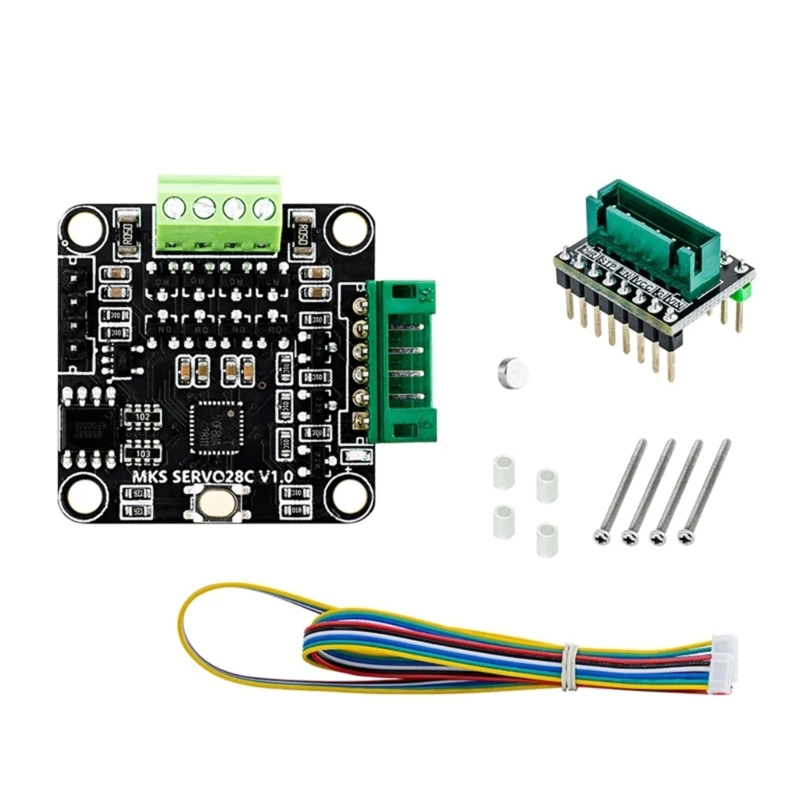 

SERVO28C Driver Board Bridge Controller 32bit ARM Servo Closed Loop Stepper PCBA Close Loop Engine Nema14 Servomotor Dropship