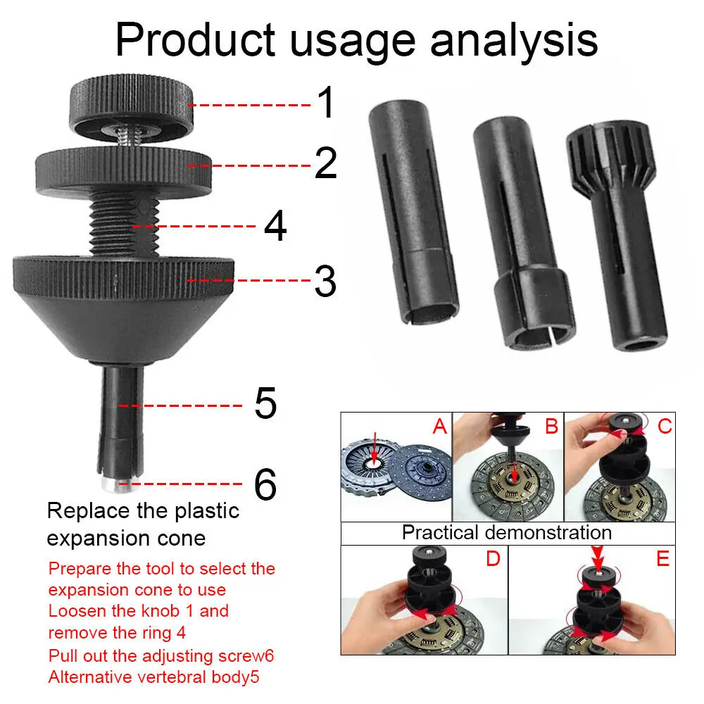 Universal Car Clutch Alignment Centering Tool Auto Clutch Hole Corrector Car Clutch Correction Locking Remover Repair Tool