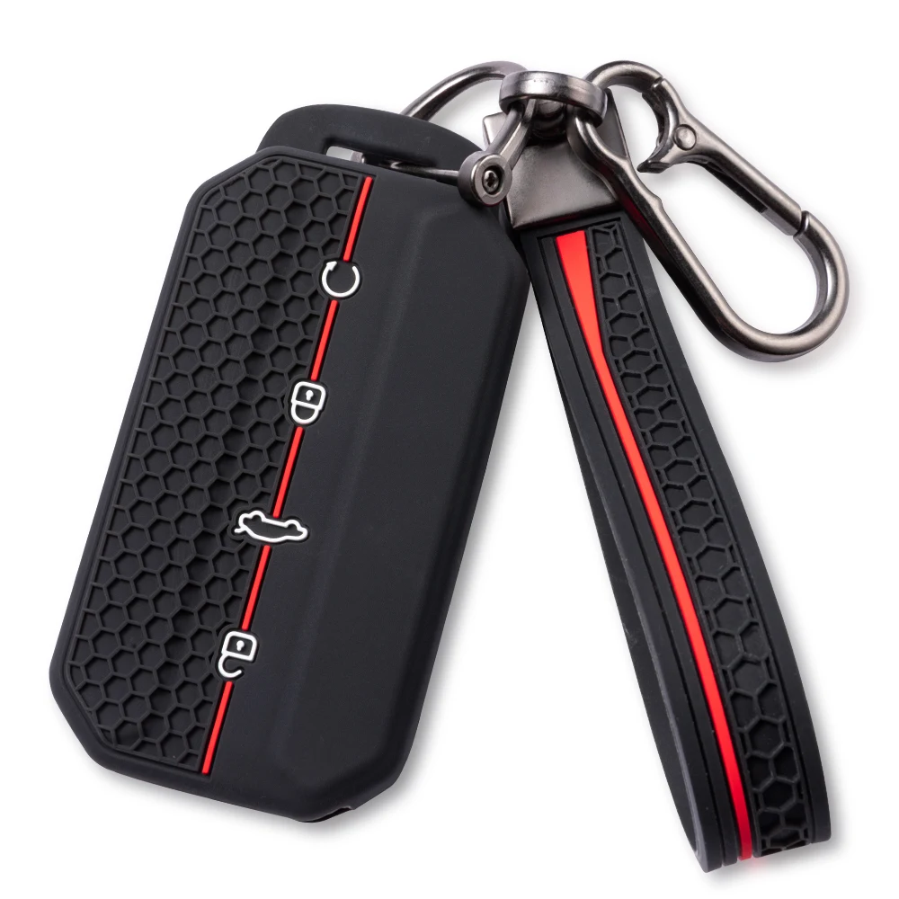 Keychain For Chery Jaecoo J5 J7 2025 2026 Jaecoo 5 7 Gaco 5 Silicone Cover Key Caps Holder Organizer Key Case Accessories