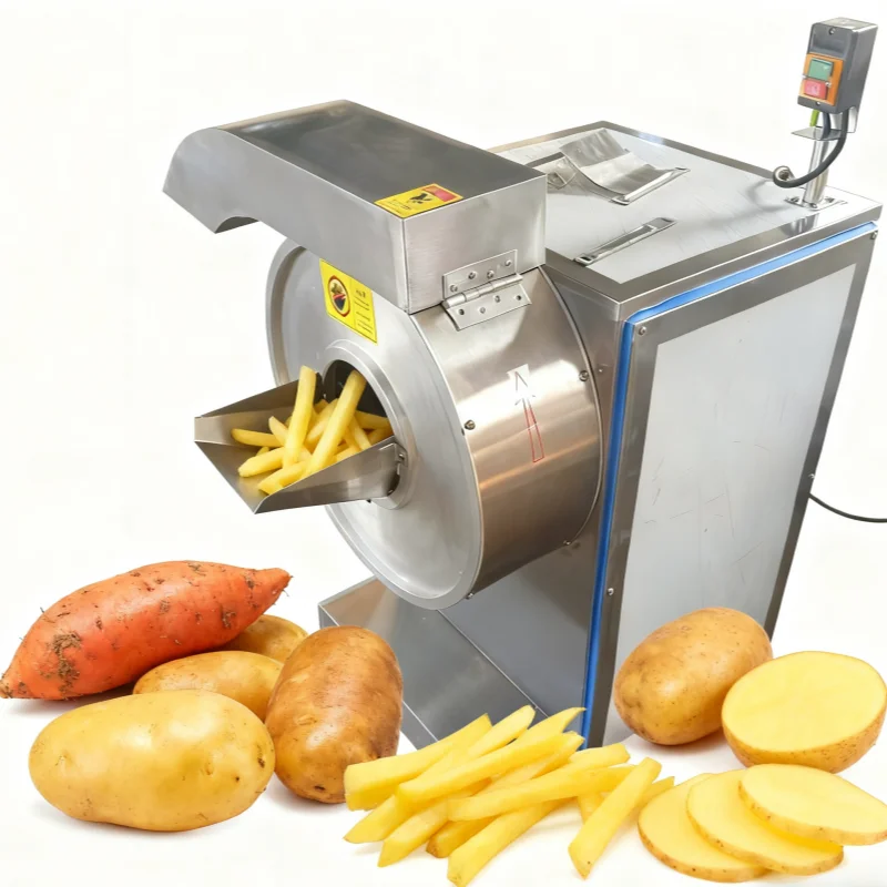 

Commercial Easy to Cooperate Vegetable Fruit and Potato Chips Slicing Cutting Machine for Catering Equipment