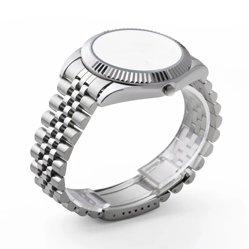 Cinturino per orologio presidenziale in acciaio inossidabile massiccio da 18/20 mm con estremità curva adatta per Rolex DATEJUST Watchba