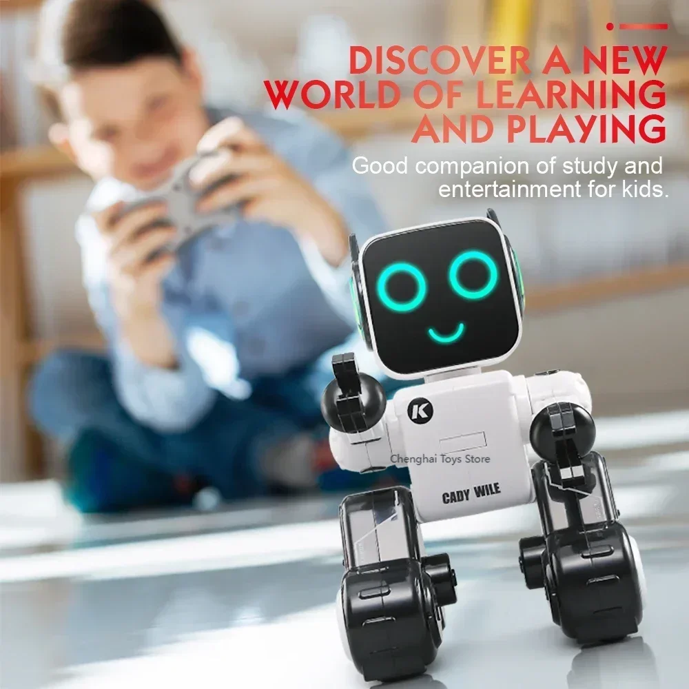 JJRC-R4 Smart Robot RC, Sentido Inteligente, Indutivo, Controle Remoto, Robo Advisor, Banco de Moedas, Presente para Crianças, Menino, Menina, Brinquedos Educativos