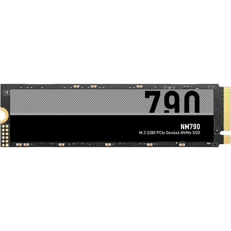 

Твердотельный накопитель NM790 4 ТБ PCIe Gen4 NVMe M.2 2280, внутренний твердотельный накопитель, до 7400/6500 МБ/с, чтение/запись, совместимость