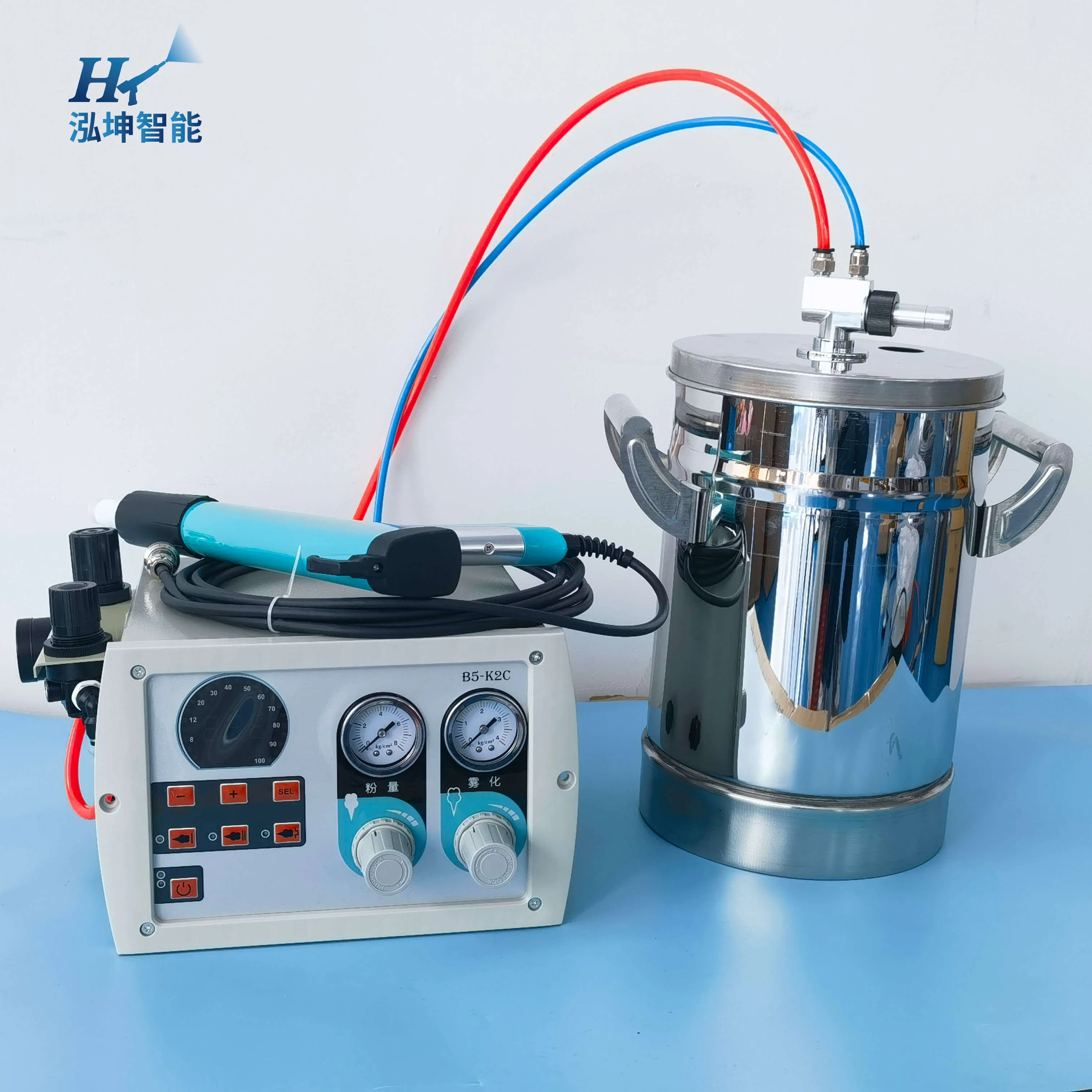 

Portable Stainless Steel Hopper Powder Coating Spray - Small Precision Machinery