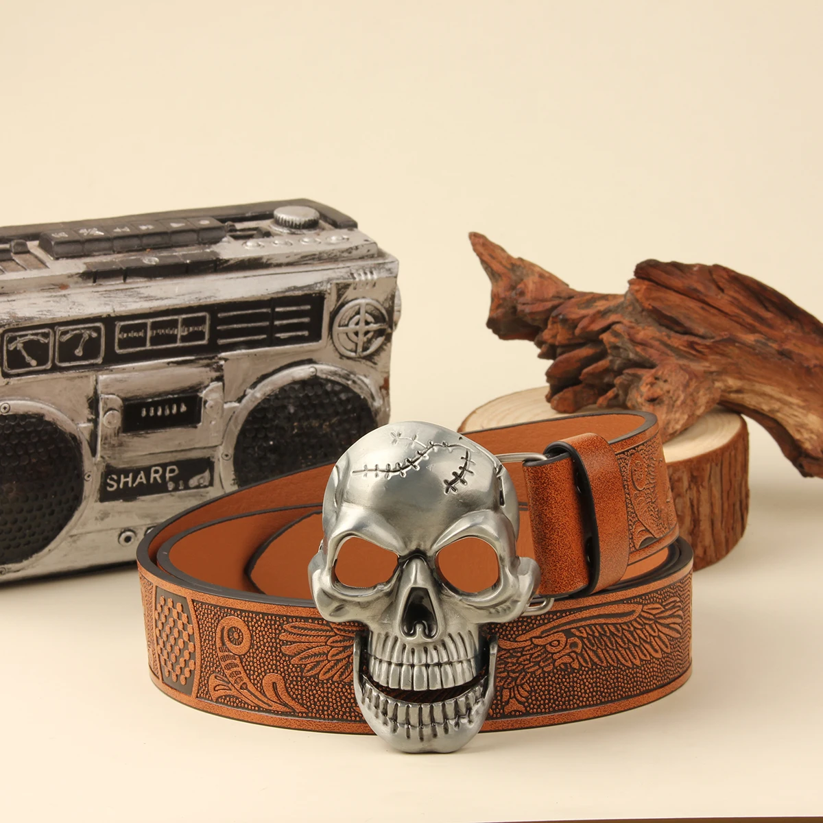 Мужской и женский декор в готическом стиле, панк, череп, ленивый пояс, поясной ремень, готический Harajuku, Лолита, косплей, вечерние пояс, подарок Ceinture