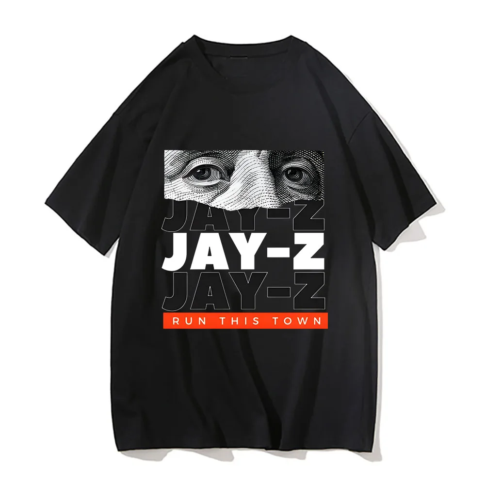 Jay-Z Rap Hip Hop Music Rapperc Tshirt New Comfortable Cotton Men Tee-shirt Casual Round Neck Short Sleeve Women Tees Streetwear