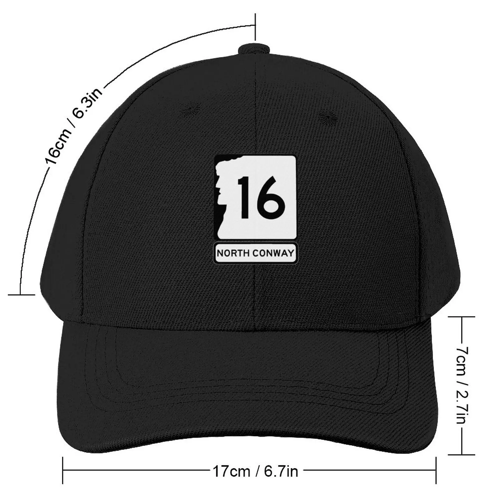 NH-16 NORTH CONWAY, NEW HAMPSHIRE Baseball Cap Icon Brand Man Caps Men Caps Women's