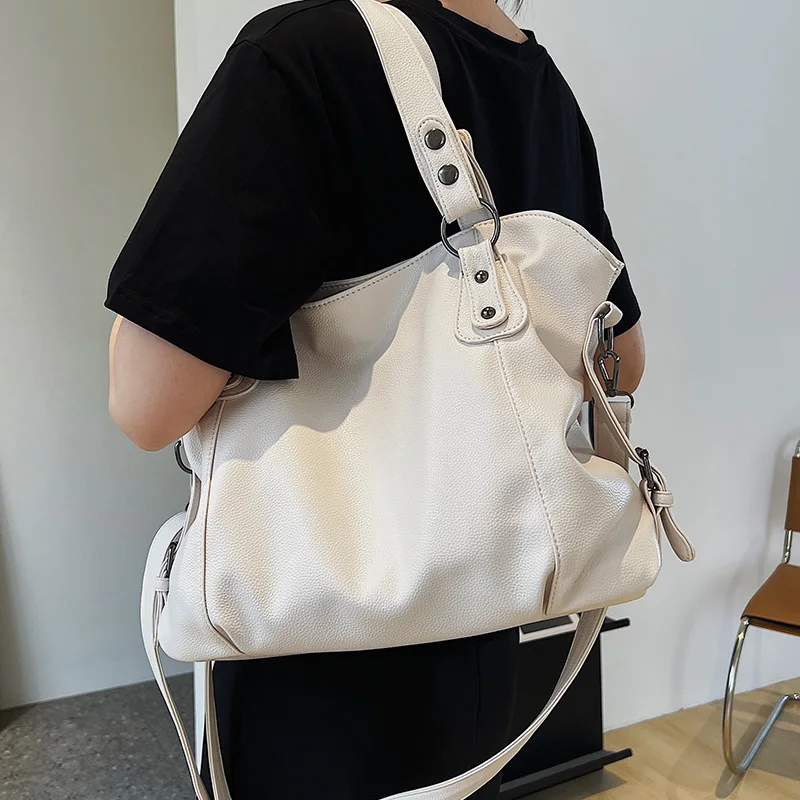 

Casual Women Handbags big capacity luxury design PU Leather Female Shoulder Crossbody Bag Commuting Office Totes Ladies Hand bag