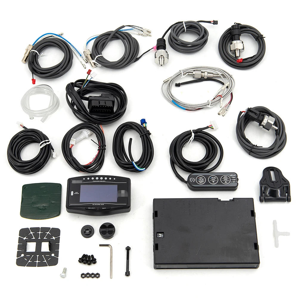 

10 in 1 Full Kit Sports Package BF CR C2 DF Advance ZD Link Meter Digital Auto Gauge With Electronic Sensors