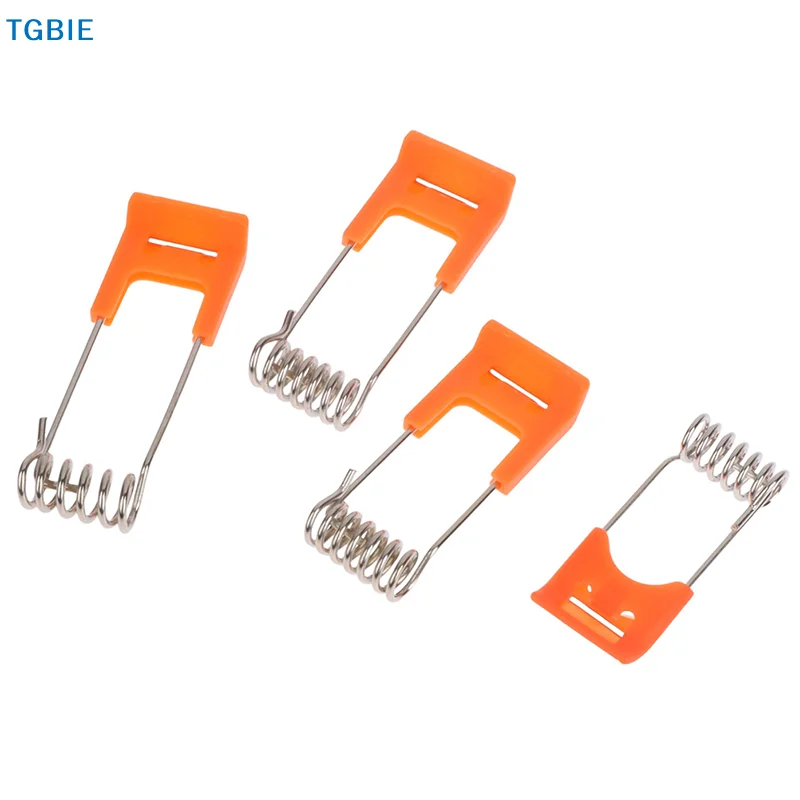 [TL][TL]10PCS Steel Springs Metal Clamps For Led Downlight Panel Light Ceiling Light Spring Circlip With Rubber Sleeve Lighting