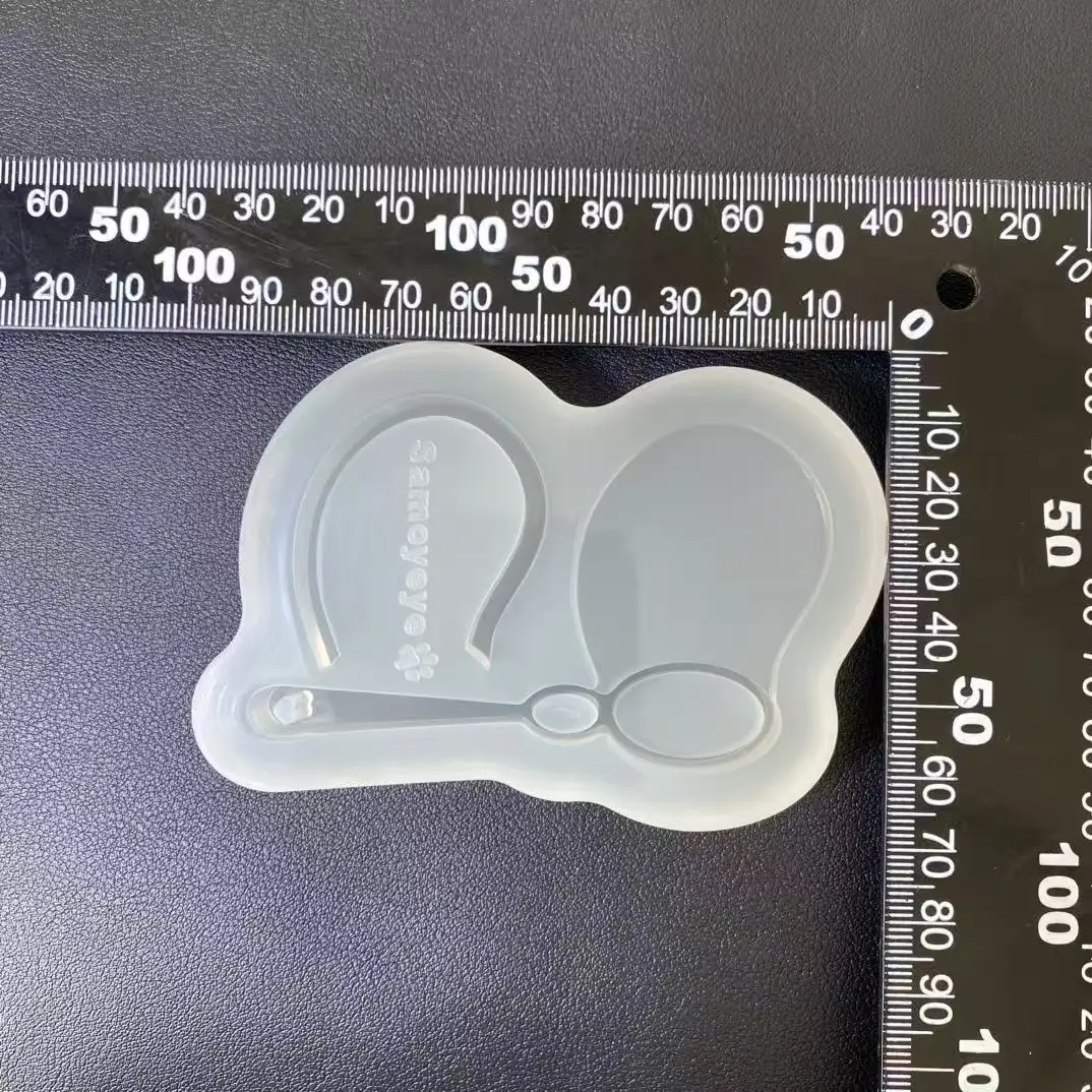 Handheld Bubble Resin Casting Mold Silicone Mold Accessories Resin Liquid Mold Resin Keychain Silicone Mold Resin Mold