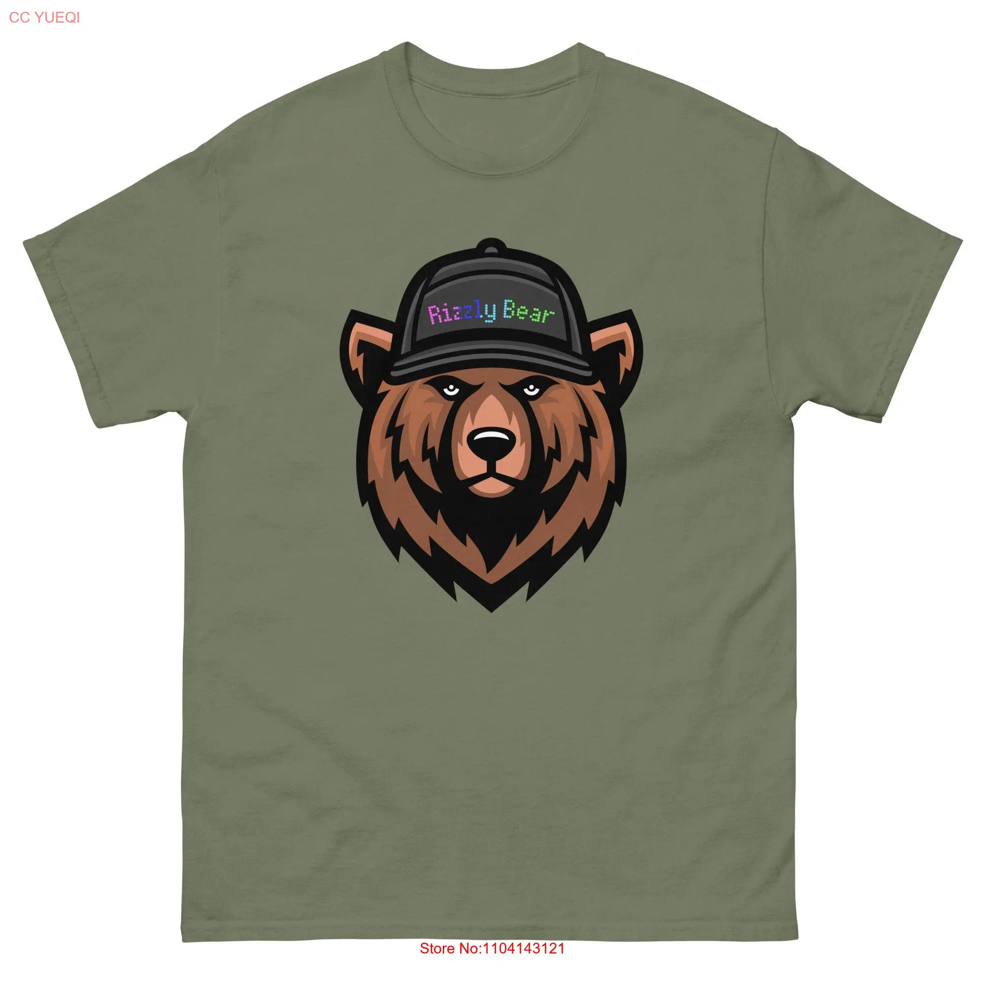 

Классическая футболка Rizzly Bear с длинными или короткими рукавами