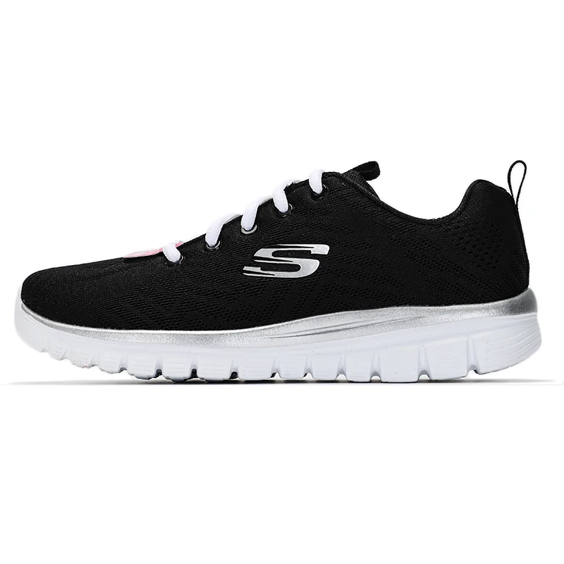 

Skechers Running Shoes Low-Top Cushioning Women's Shoes Training Shoes Daily Commuting Road Running Shoes 12615-Bkw