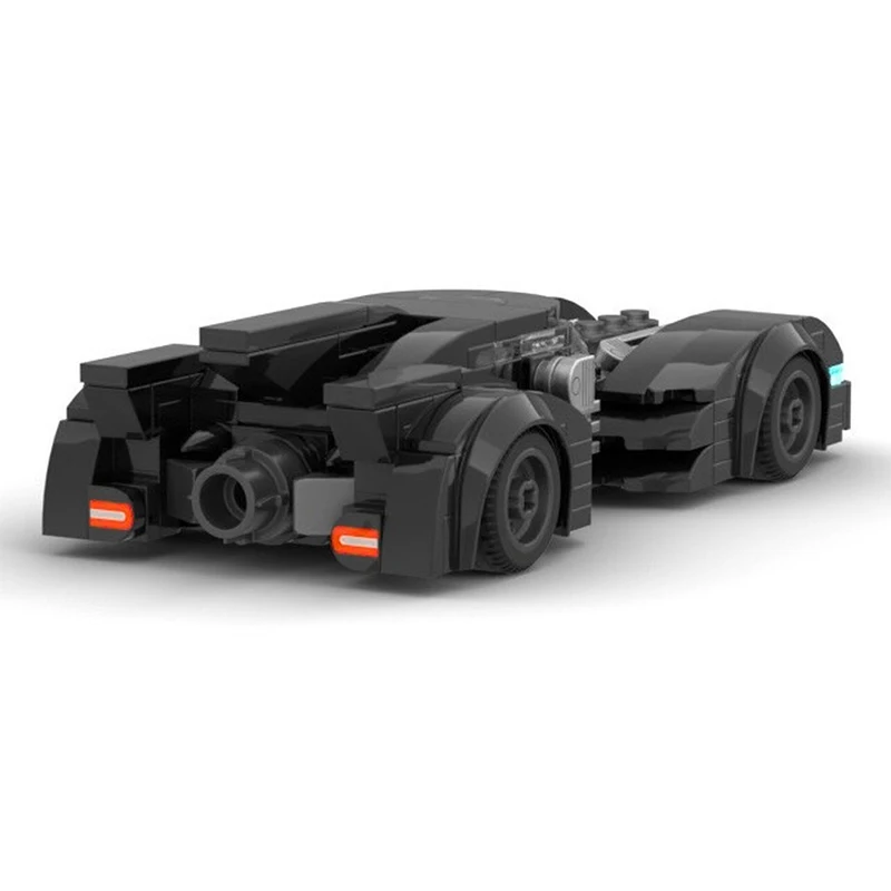 215PCS MOC Hero Movie Arkham Asylum Batmobile Minifig Scale Model Creative Building Blocks Assembly Building Blocks Gift Home
