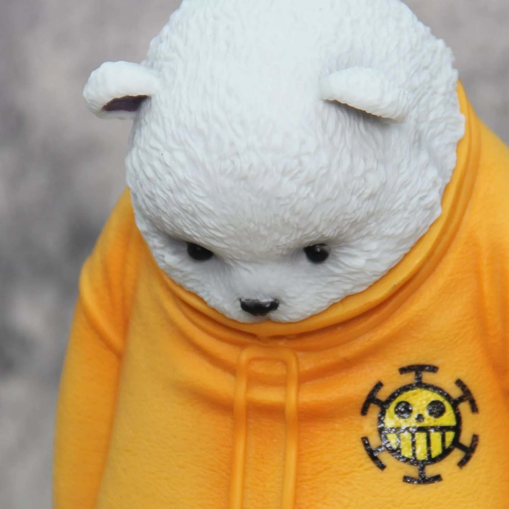 24 cm Anime One Piece Bepo ‌   Apology Actionfigur Kinderspielzeug PVC Stehendes Modell Schreibtisch Ornamente Junge Geburtstagsgeschenk Niedliche Cartoon-Rolle