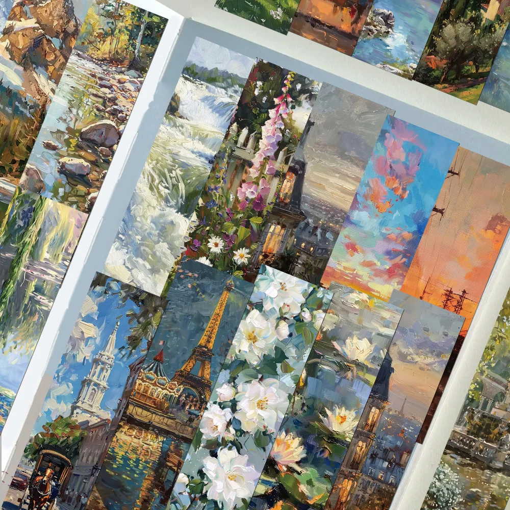 30-60 шт. закладок с картинами – обзор и цена Resin Art Bookmark