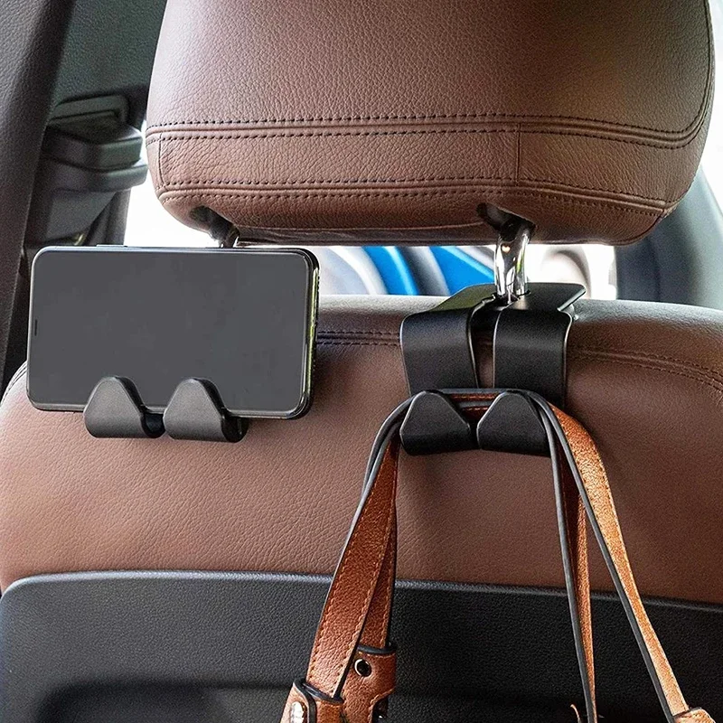 

Car Seat Back Hook Hanger Headrest Mount Storage Holder Car Bag Pouch Clothes Hanging Hooks Fastener Clip Interior Accessories