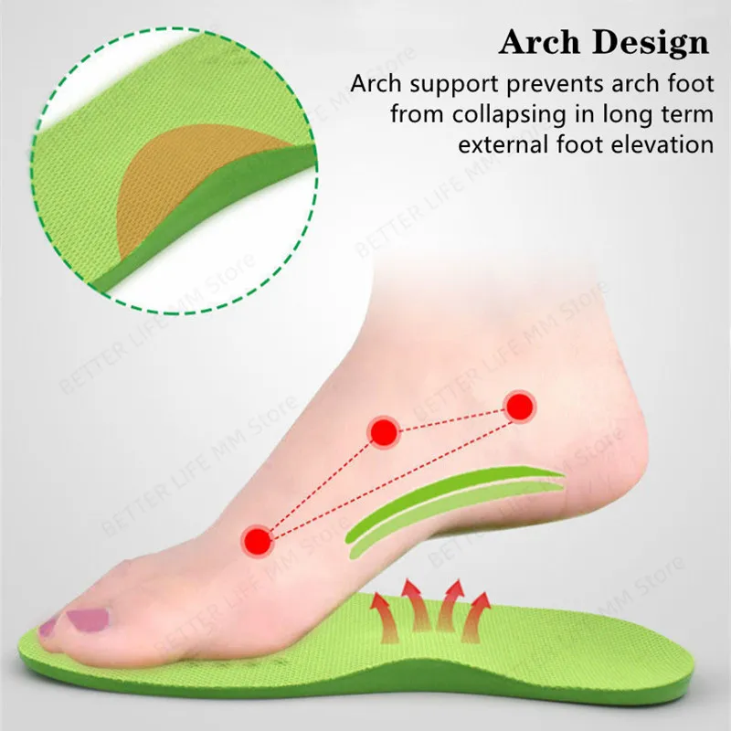 O/XO Orthotic Insoles for Feet Men Women Bow Legs Valgus Varus Arch Support Shoe Insert Sole Feet Care Cushion Orthopedic Insole