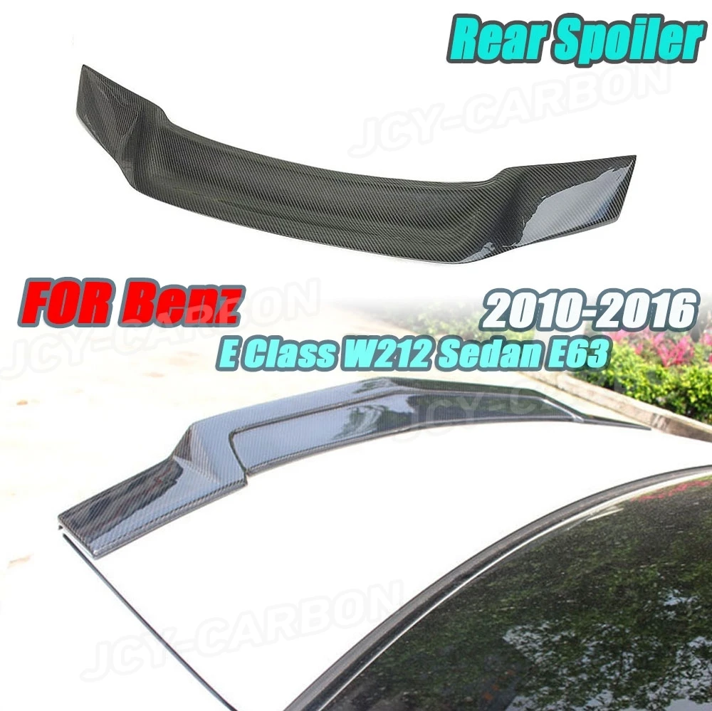 

Rear Spoiler Carbon Fiber Boot Trunk Wing For Mercedez Benz E Class W212 E200 E260 E300 E350 Sedan E63 Spoiler 2010-2016