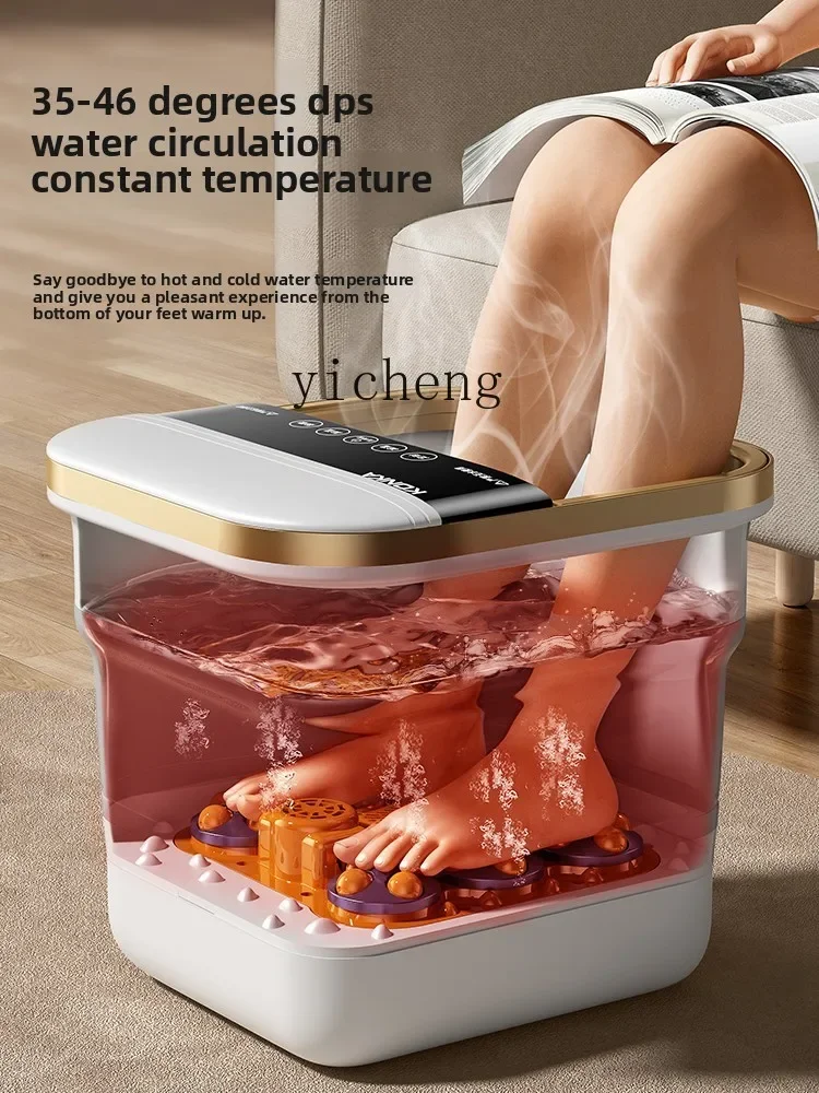 cc29 foldable foot soaking bucket electric heating constant temperature household calf health