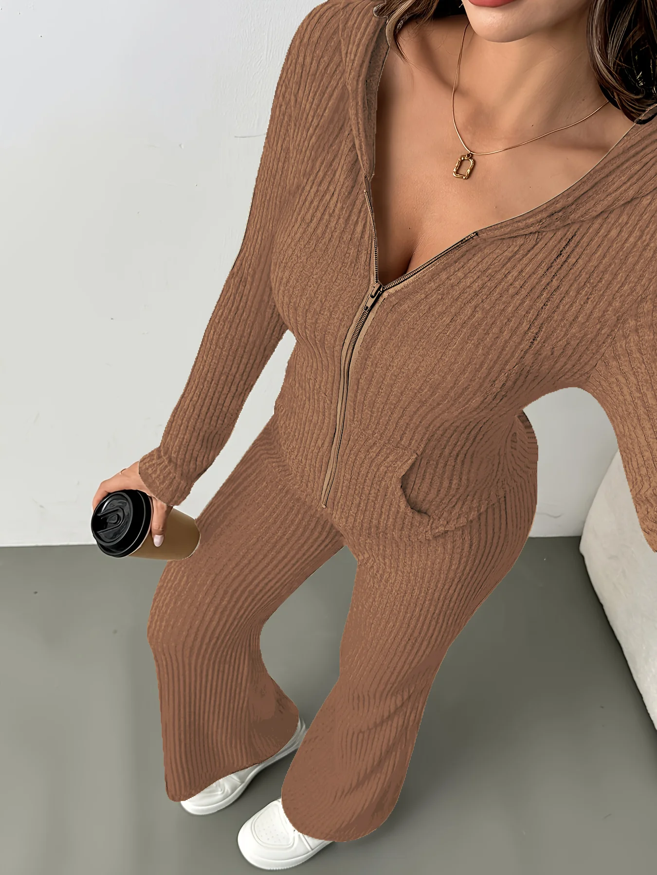 

Женские брюки с длинной подкладкой, V-образная талия, долговечная одежда, утки, профессиональная одежда