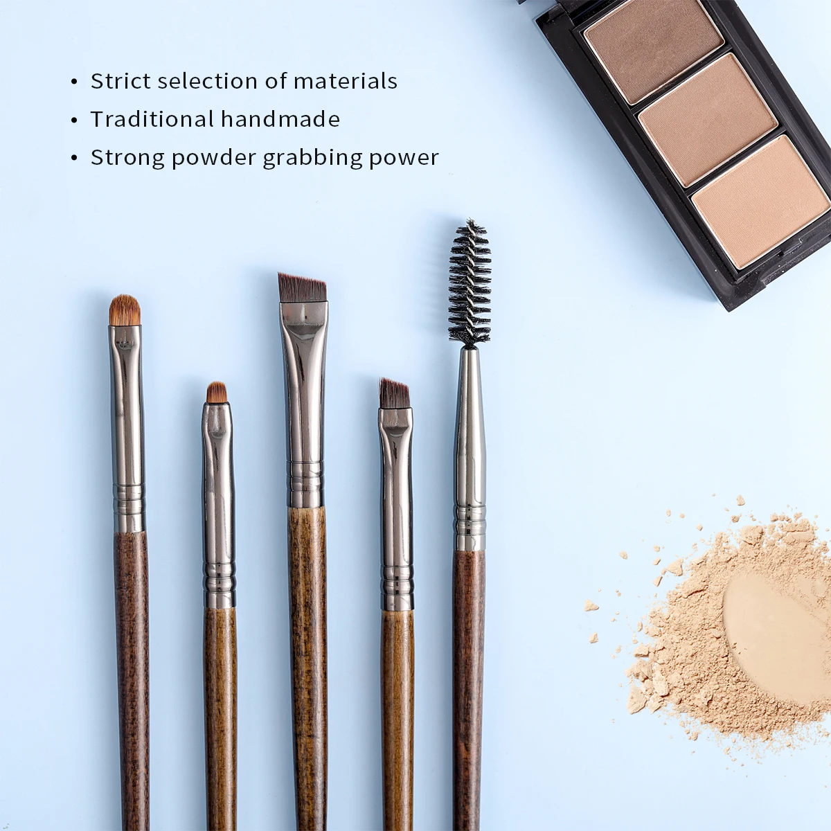 OVW  Liner Makeup Brushes Eyeliner Eyebrow Blending Beauty Make Up Brush Eyebrow Eyeliner Eyeshadow Smudge Brush