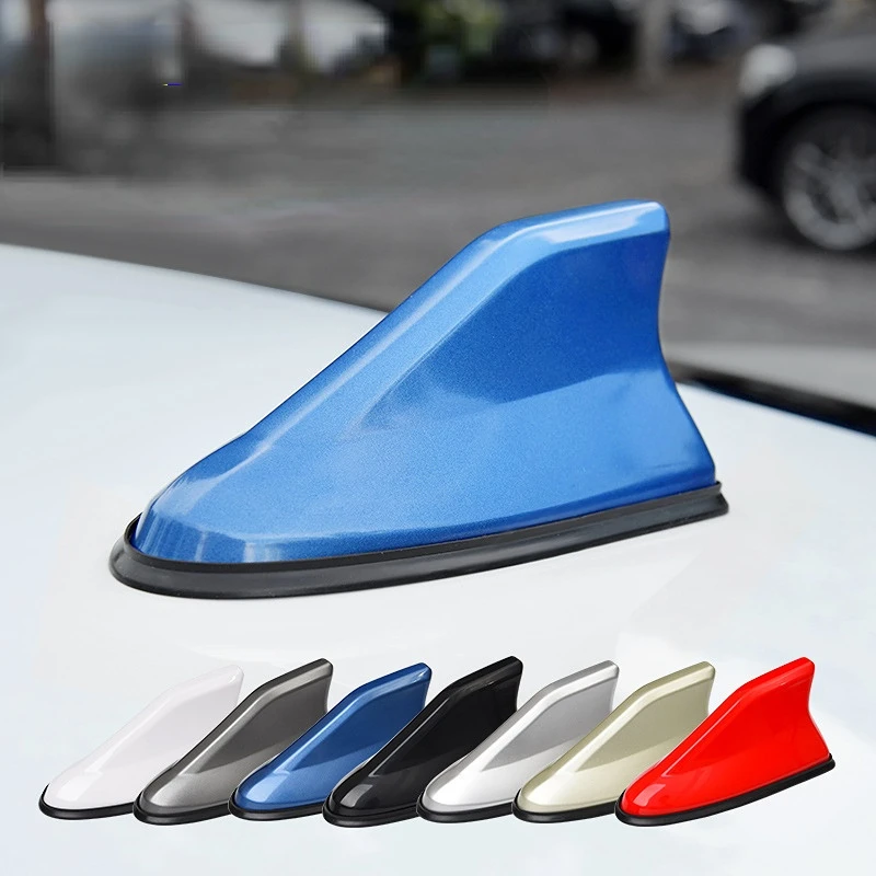 Car shark antenna Car Antennas Shark Fin Antenna Auto Radio Signal Aerials Roof Antennas for universal car model Car Styling