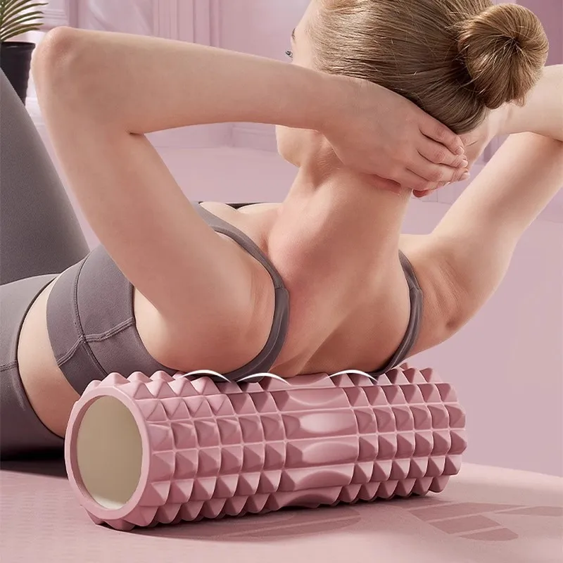 Rodillo de espuma, palo de diente de lobo, suministros de Yoga, rodillo de espuma, rodillo de relajación muscular, rodillo de masaje de piernas adelgazante, columna de Yoga