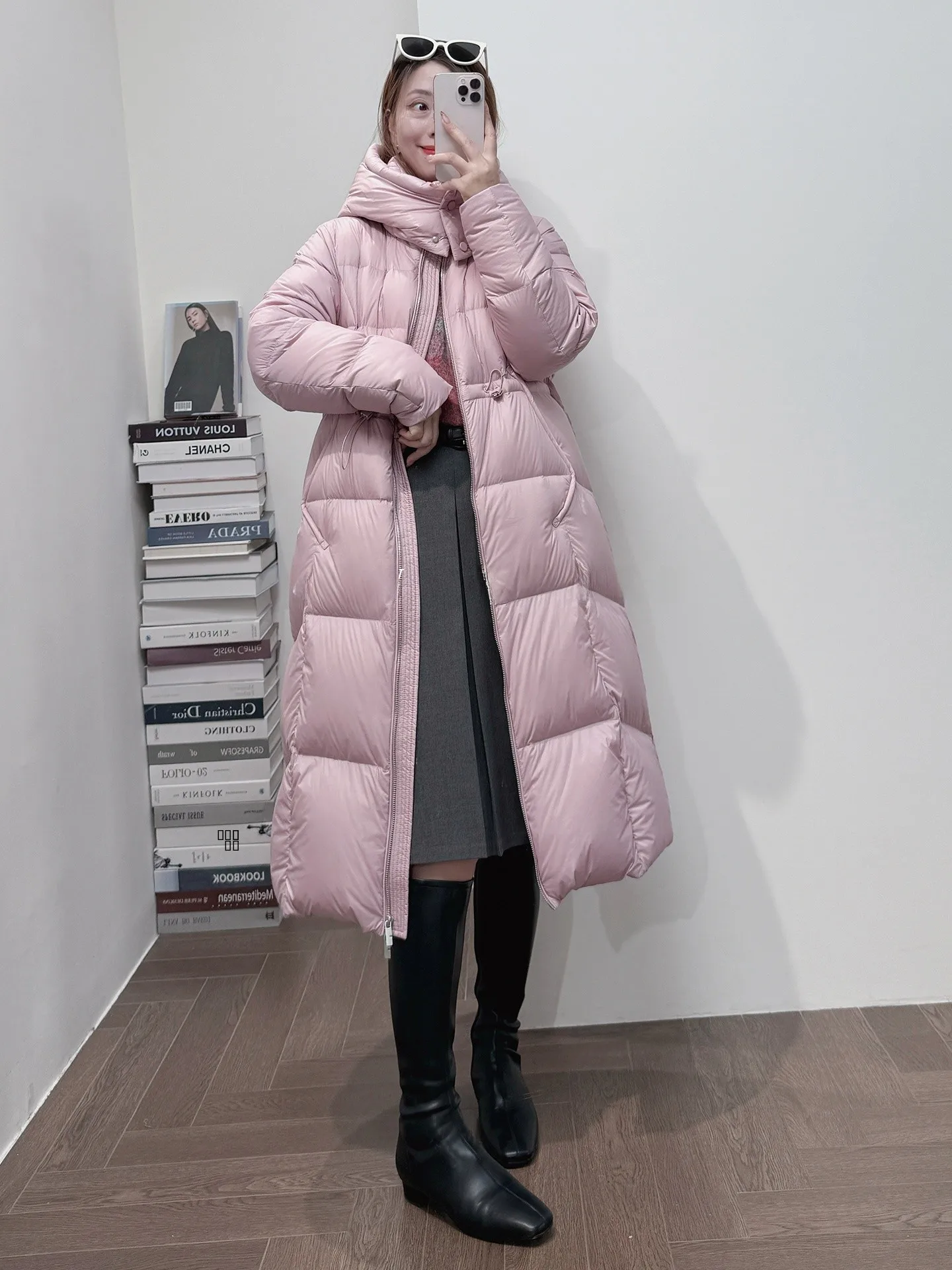 

Ультратеплая женская куртка-пуховик с капюшоном, на шнурке, из высококачественного белого пуха, морозостойкая, повседневная, утепленная, для женщин.