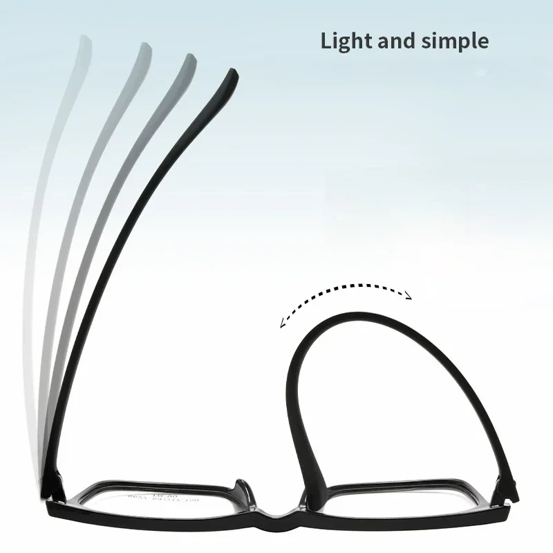 

Ollymurs Optical Men's Finished Eyewear Prescription Anti-blue Photochromic Myopia Progressive Glasses Women Ultra-light TR90
