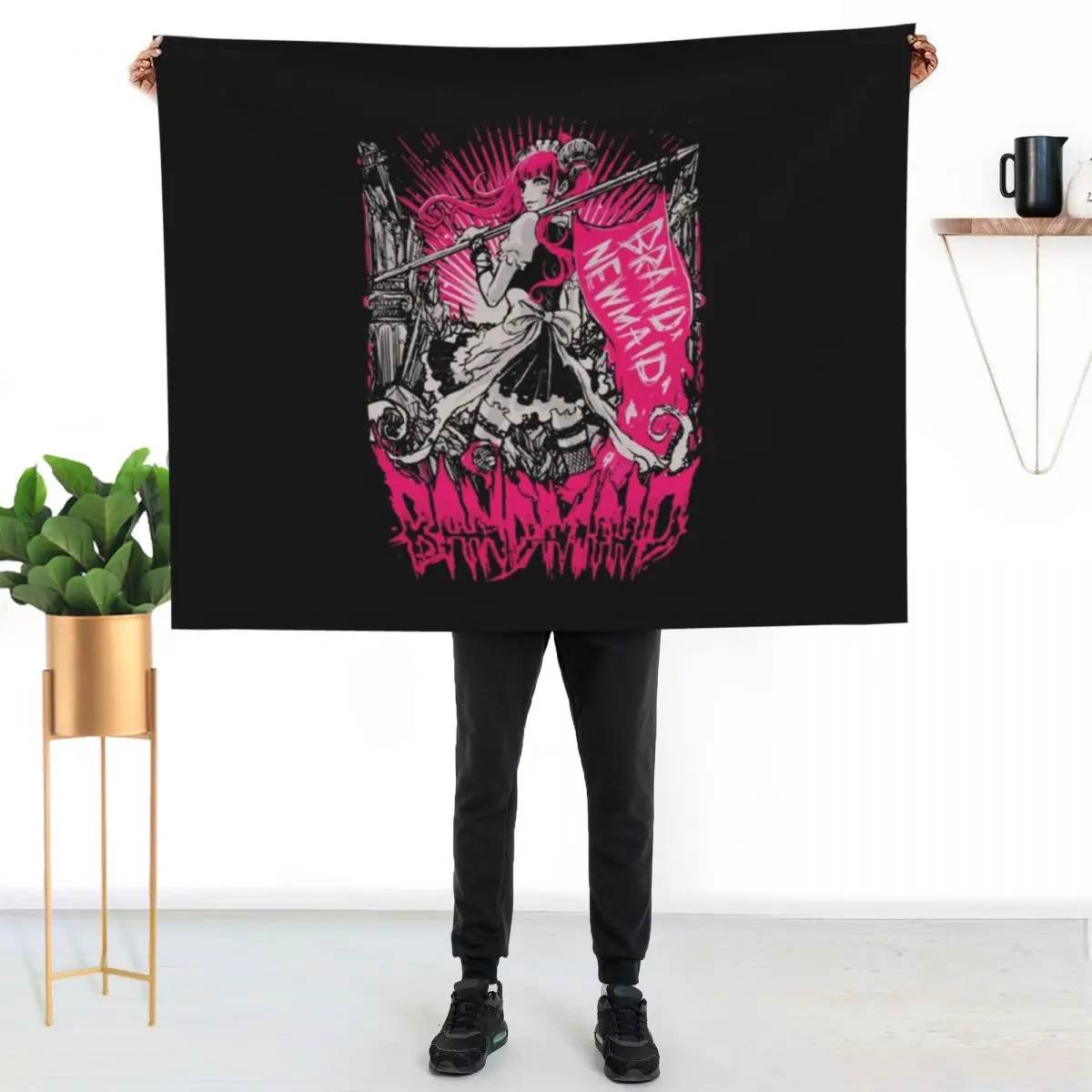Band Maid T-Shirtmy maid Throw Blanket Shaggy Furry Soft Blanket for Bedroom Living Room