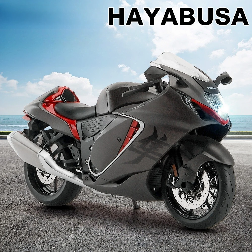 

1:9 2022 Alloy Motorcycle Model Ornament Children's Toy Gift Diecast Alloy Car Model Collectible