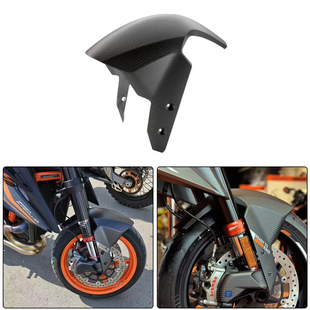 

For 2017-2023 KTM SUPERDUKE 1290 R Super Duke R motorcycle 100% 3K carbon fiber front fender fairing shell accessories
