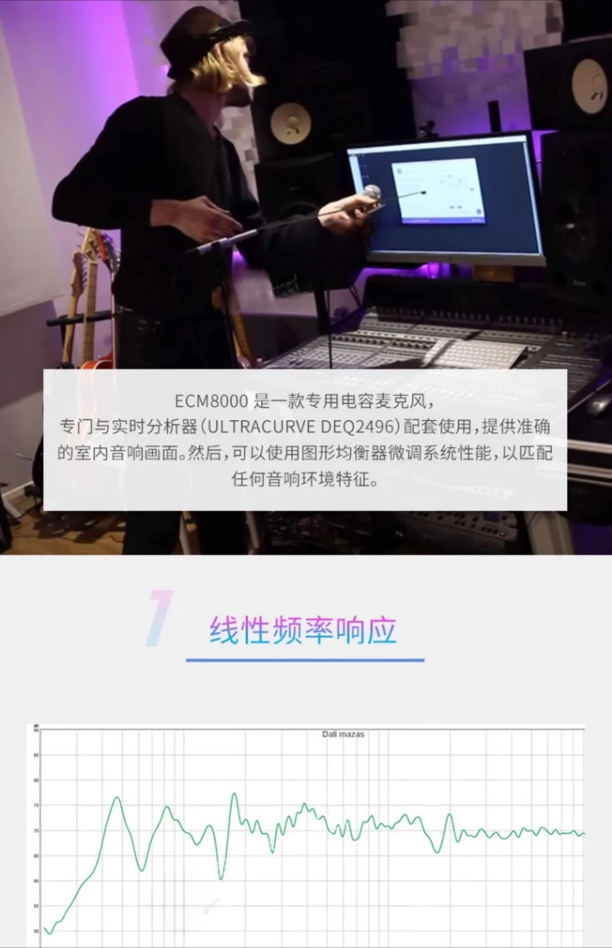 omnidirectioneel geluidspodium geluidsveld test microfoon meetmicrofoon