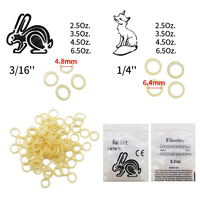 10Bags 100pcs/Bags Dental Elastics Rubber Band 1/4\
