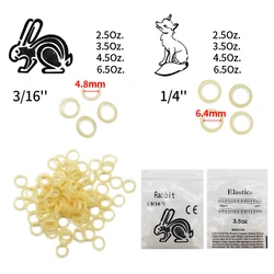 10Bags 100pcs/Bags Dental Elastics Rubber Band 1/4