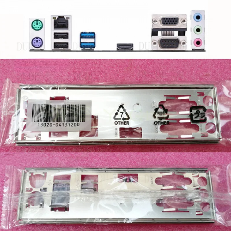 D  Original For Asus PRIME J4005I-C Shield IO I/O Rear Baffle Backplate Motherboard