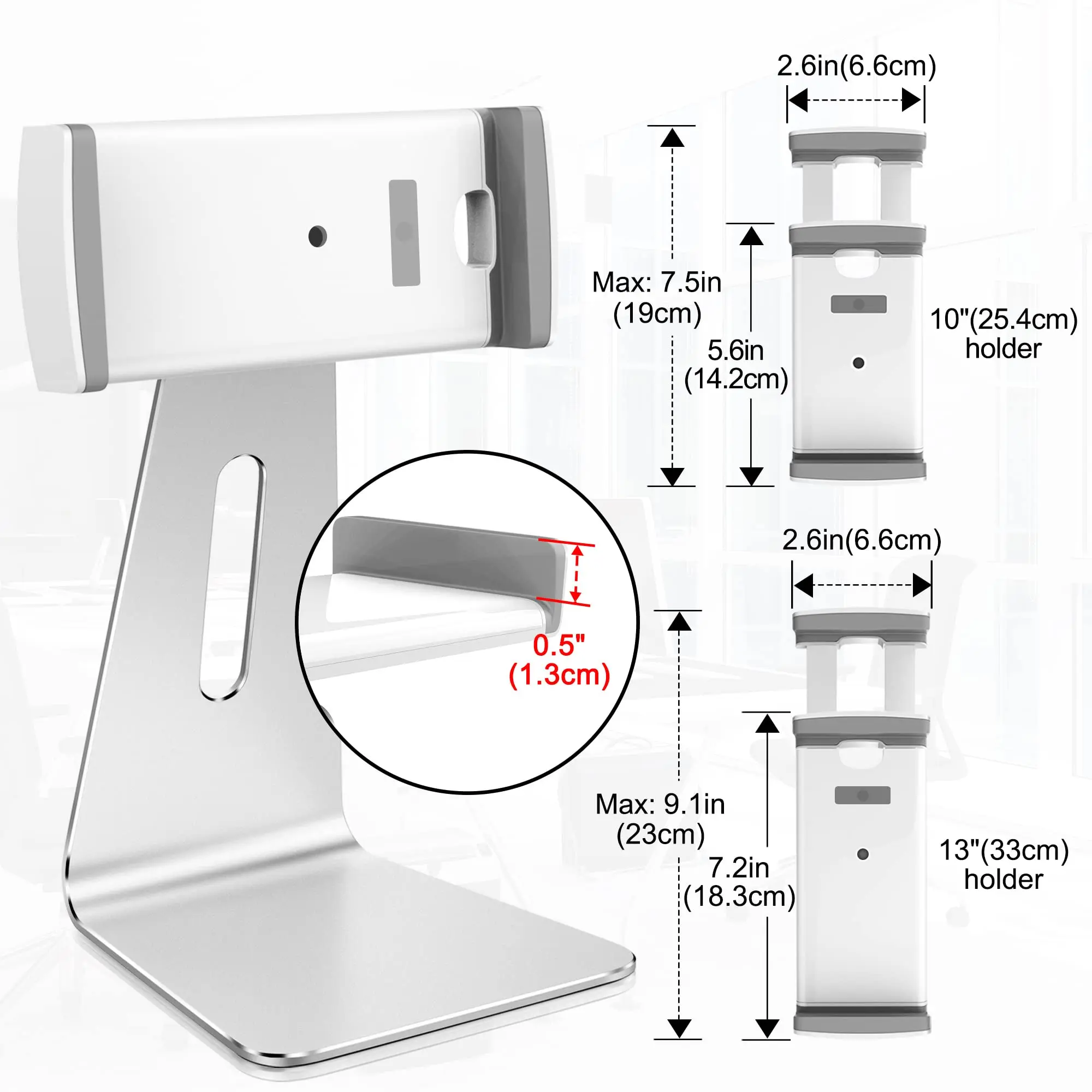 Mobile phone stand iPad tablet support frame lazy people home desktop bedside portable base live online class game universal mul