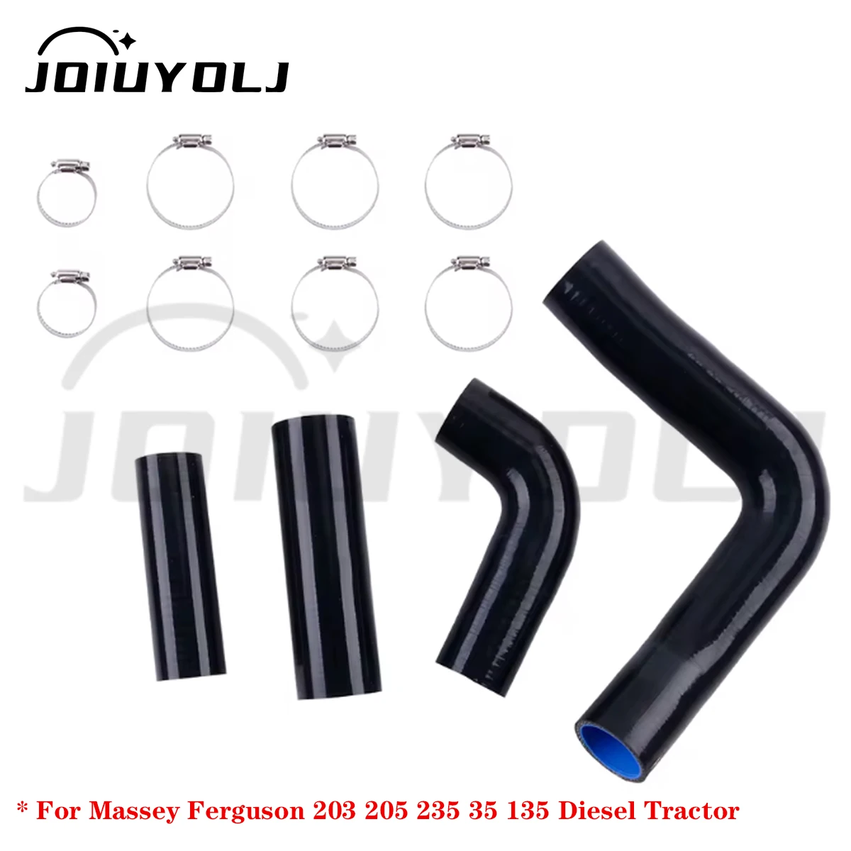 For Massey Ferguson 35 135 203 205 235 Diesel Tractor Perkins AD3.152 Silicone Radiator Hose Kit With Clamps