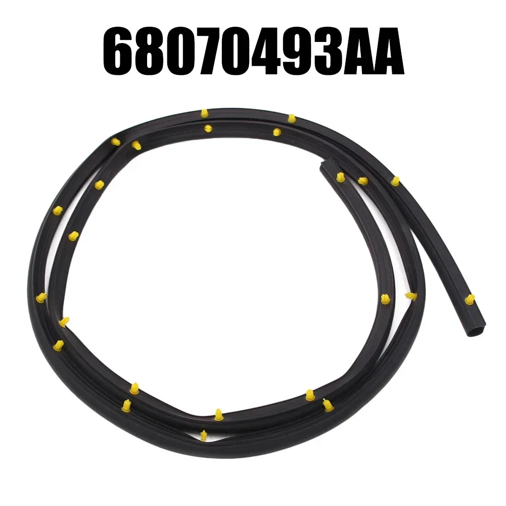 

Front Bumper Parts Hood Seal 1 Pc 68070493AA Auto Parts Black For Cherokee For Durango 2011-2020 For Jeep Grand
