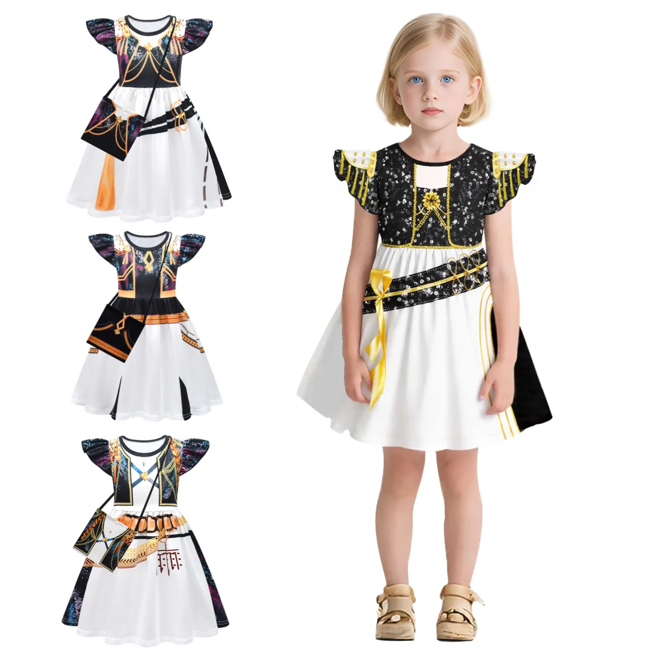 

Anime KPOP Demon Hunters Halloween Cosplay Costume Rumi Mira Zoey Dress Bags Suit Theme Party Role Playing Outfit Kids Girl