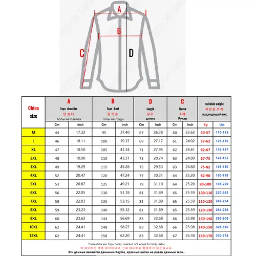 Big Sizes Men Clothes 12XL T Shirt Men Basic 100 Cotton Long Sleeve T-shirt Male Plus Large 10XL Oversized Simples Black Tshirt - Image 2