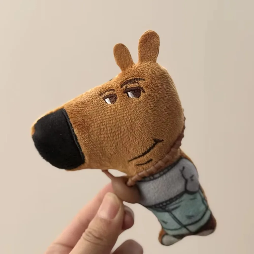 

Relaxed Memes Plush Keychain Hands in Pockets Soft Meme Plush Keyring Cute Stuffed Cartoon Plush Pendant Room Decoration