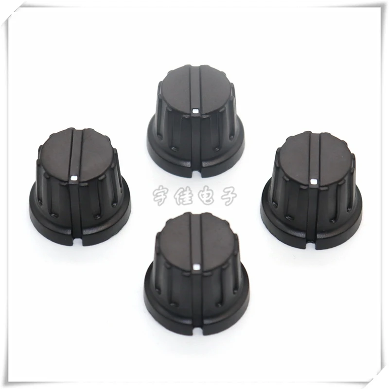 2PCS High Quality Knob Cap PN-8E Striped Plastic Copper Core Knob Cap 20.5*16mm Inner Hole 6.35mm