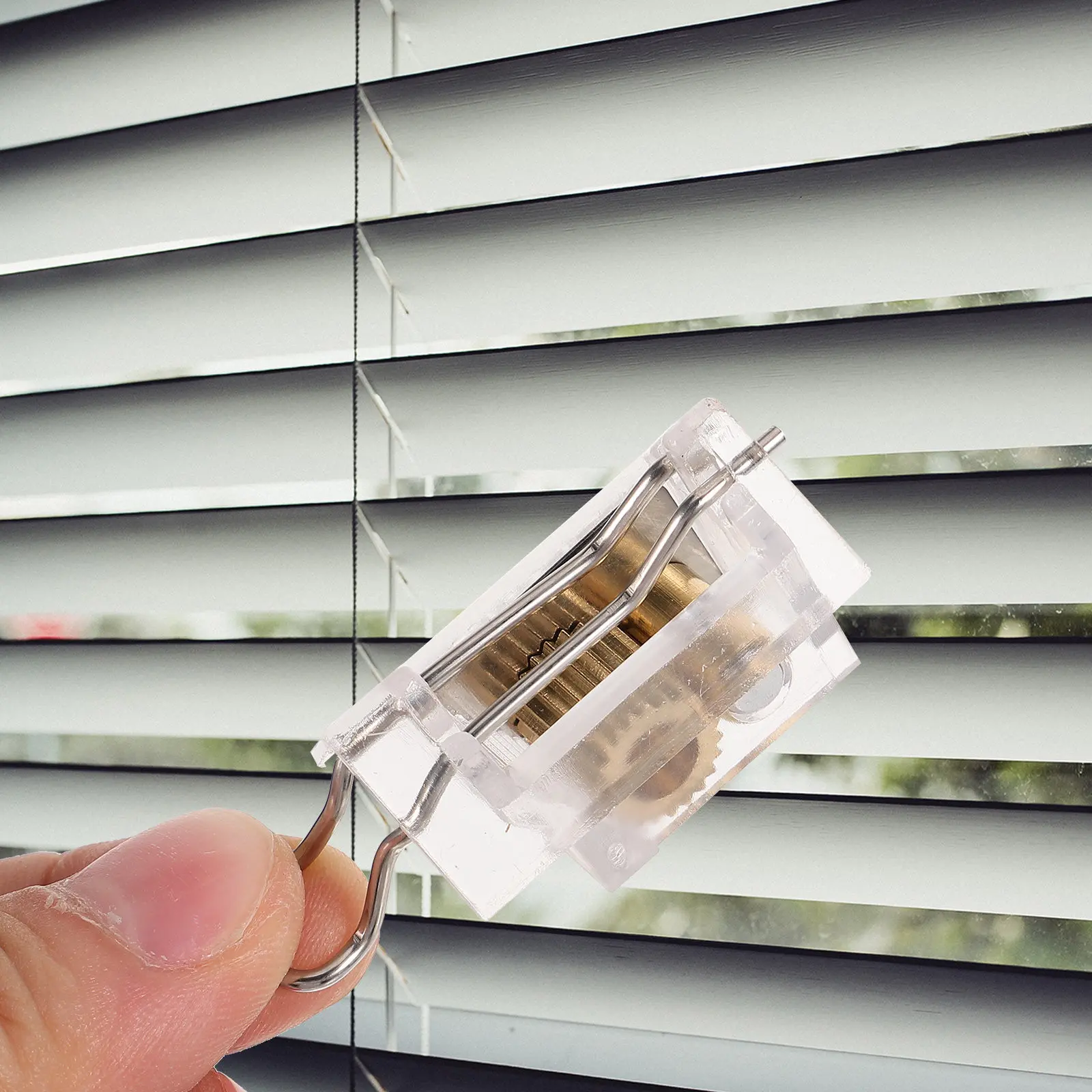4Pcs Venetian Blind Cord Lock Gear Heavy Duty Sturdy Construction Fine Workmanship Compact Storage Reusable Window Blind Parts