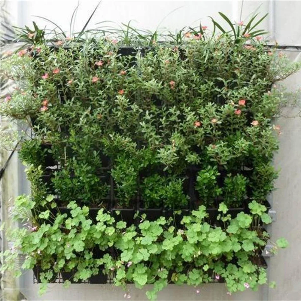 

1Pcs Felt Hanging Planter Bag 12 Pocket Wall Mounted Garden Grow Bag for Vegetables Succulents Houseplants Plant Container