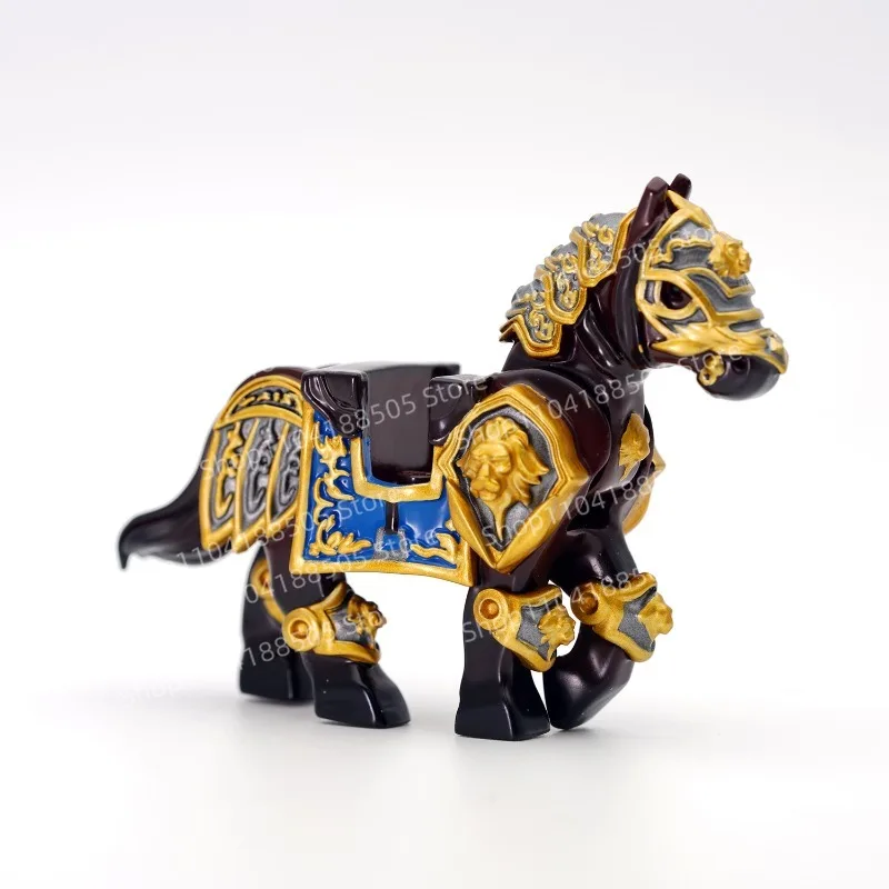 MOC Bouwstenen Mini Figuren Oorlogspaard Motorfiets Model Assemblage Cartoon Anime Accessoires Cadeau Speelgoed Collectie Decoratie