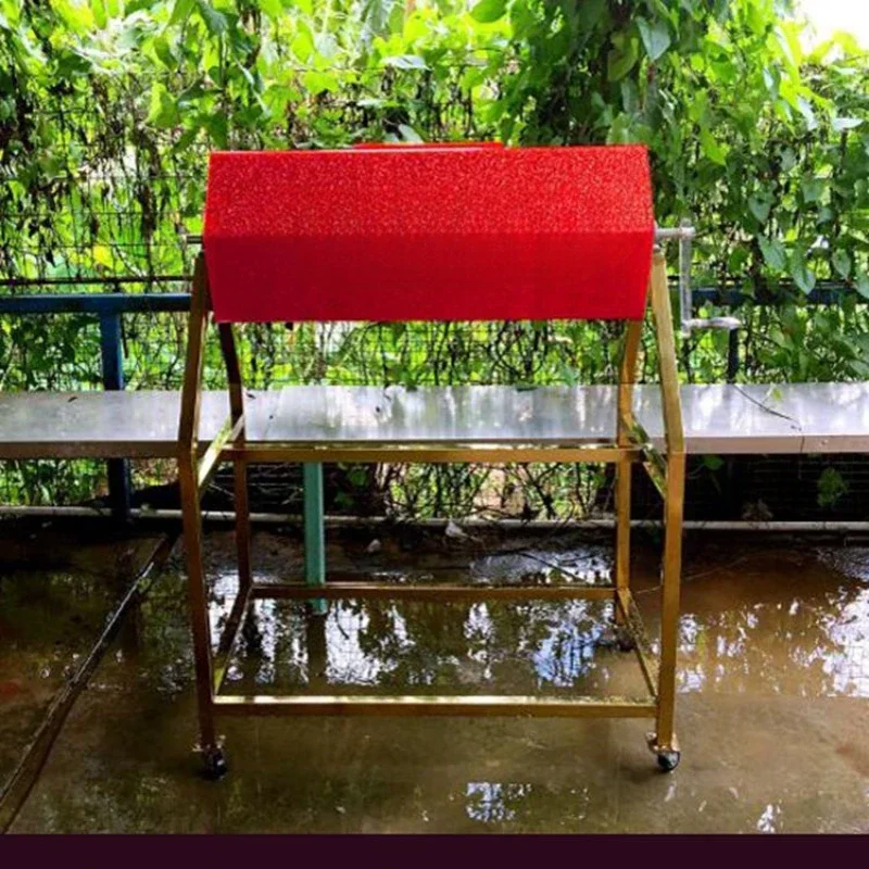 المتداول الفولاذ المقاوم للصدأ الدورية التصويت عدد الرسم طاولة دوارة تهز الكرة آلة عدد صندوق الرسم الاكريليك الإبداعية